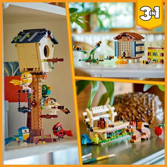 New Sealed Lego 31143 Creator 3 In 1 Birdhouse 476 Pc Block Set Beehive Park - Picture 3 of 11
